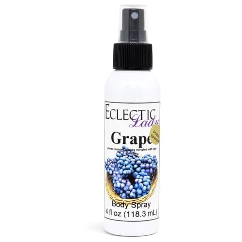 Eclectic Lady Grape Body Spray - Double Strength, 4 oz Body Mist for Women, Light & Gentle Fragrance - görsel 2