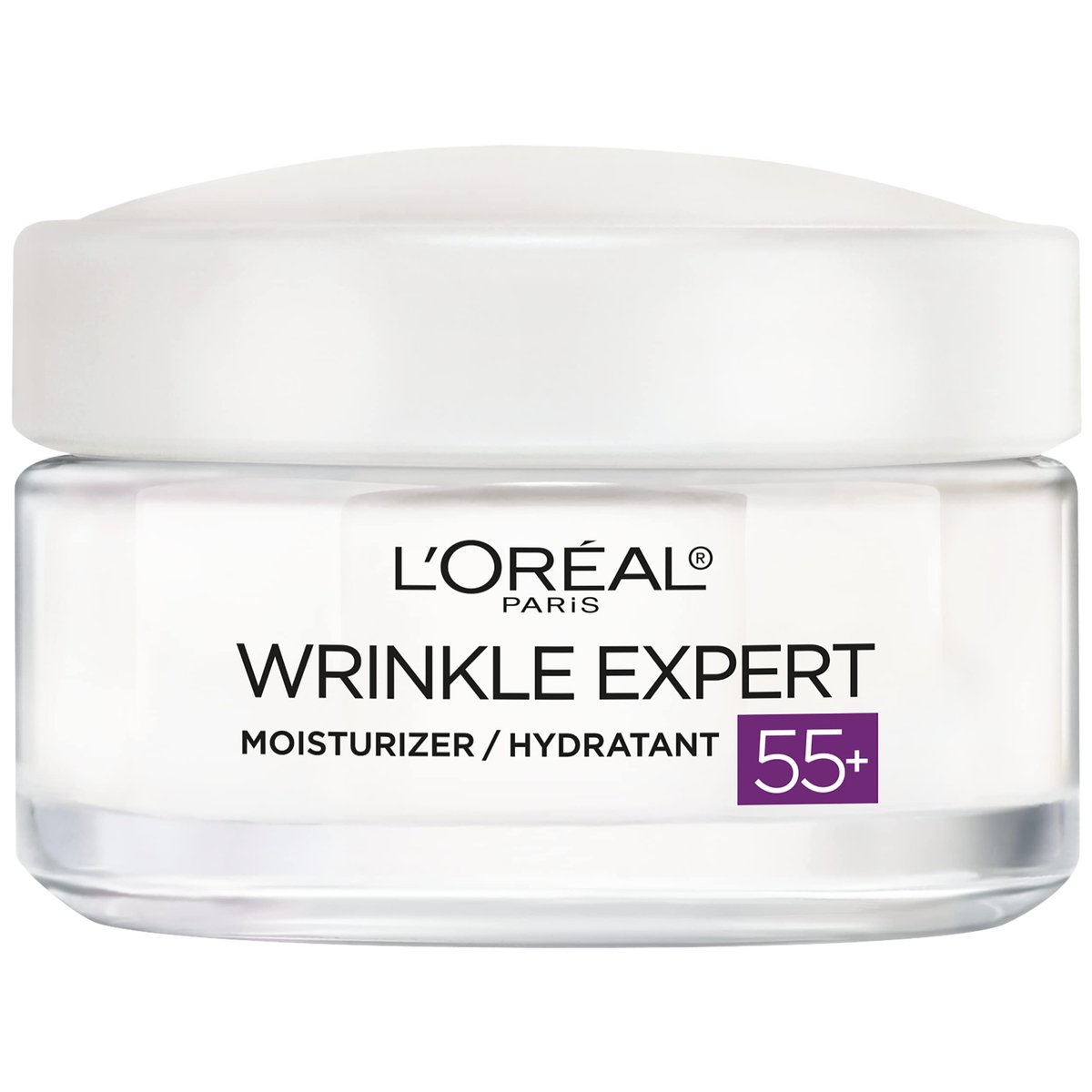 L'Oreal Paris Wrinkle Expert 55+ Anti-Aging Face Moisturizer with Calcium – Non-Greasy, Sensitive Skin, 1.7 fl. oz Avelisse
