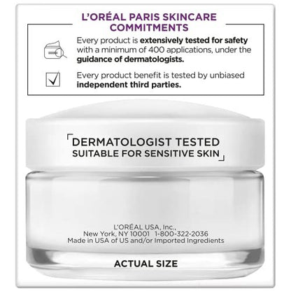 L'Oreal Paris Wrinkle Expert 55+ Anti-Aging Face Moisturizer with Calcium – Non-Greasy, Sensitive Skin, 1.7 fl. oz Avelisse