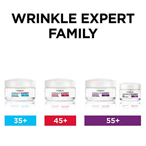 L'Oreal Paris Wrinkle Expert 55+ Anti-Aging Face Moisturizer with Calcium – Non-Greasy, Sensitive Skin, 1.7 fl. oz Avelisse