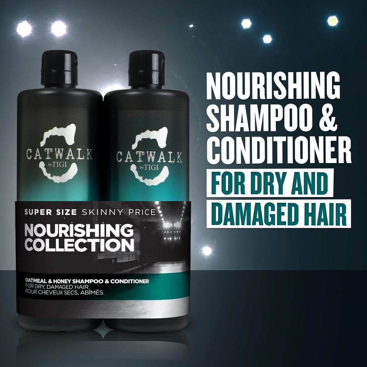 CATWALK by TIGI Oatmeal & Honey Shampoo and Conditioner Set – 25.36 Fl Oz (Pack of 2) Avelisse