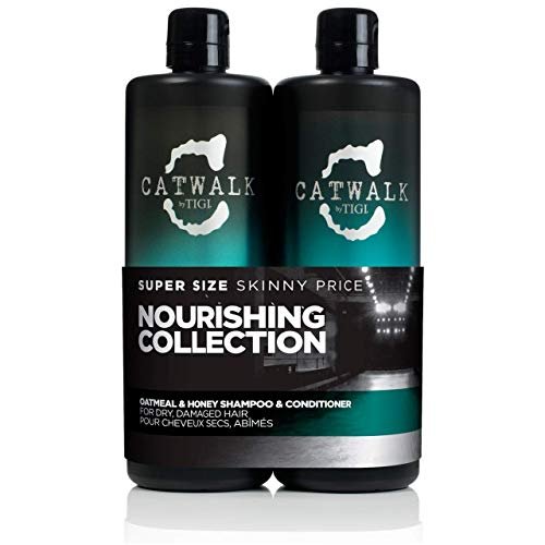 CATWALK by TIGI Oatmeal & Honey Shampoo and Conditioner Set – 25.36 Fl Oz (Pack of 2) Avelisse