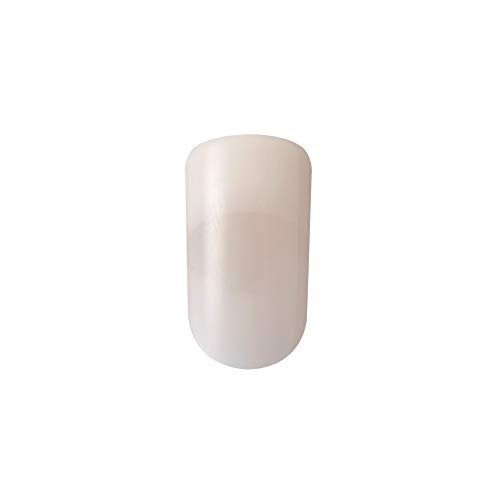 KISS Salon Acrylic Nude French Nail Tips - Medium Length Flat, 28 Count (Pack of 2) - Pink Avelisse
