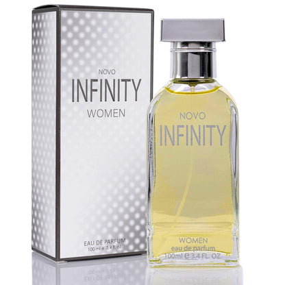 NovoGlow Novo Infinity for Women Eau de Parfum Spray, 3.4 Fl Oz - Citrus Floral Musk Fragrance for All-Day Freshness Avelisse
