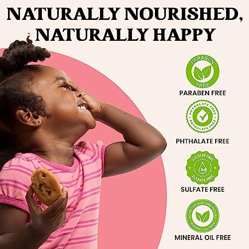 J'Organic Solutions Natural Kid's Hair Growth Stimulator – Lanolin, Sweet Almond & Castor Oil Hair Grease for Soft, Shiny Hair (4 fl oz) Avelisse