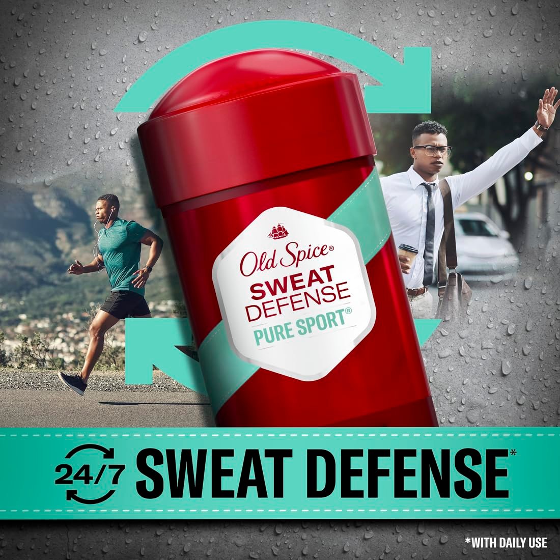 Old Spice Pure Sport+ Soft Solid Antiperspirant Deodorant, 2.6 oz (Pack of 6) Avelisse