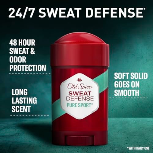 Old Spice Pure Sport+ Soft Solid Antiperspirant Deodorant, 2.6 oz (Pack of 6) Avelisse