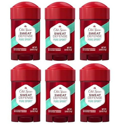 Old Spice Pure Sport+ Soft Solid Antiperspirant Deodorant, 2.6 oz (Pack of 6) Avelisse