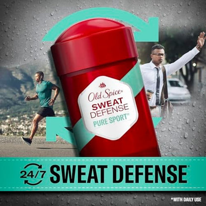 Old Spice Pure Sport+ Soft Solid Antiperspirant Deodorant, 2.6 oz (Pack of 6) Avelisse