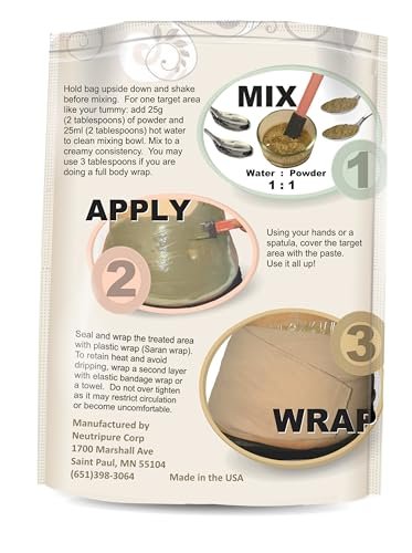 Neutripure DIY Body Wrap: SPA Formula for Home Use – Unlock Your Best Figure (8.5 oz) Avelisse