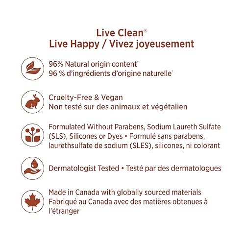 LIVE CLEAN Argan Oil Conditioner – 25.36 fl oz (750 ml) | Moisturizing & Nourishing Hair Conditioner - görsel 6