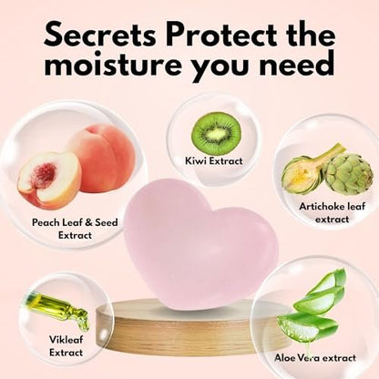 Pelican Soap Exfoliating Soap Bar with Citric Acid, Aloe Vera & Jojoba Oil – Natural Japanese Bar Soap for Dark Spots & Pore Cleansing (Peach, 2.82 oz)