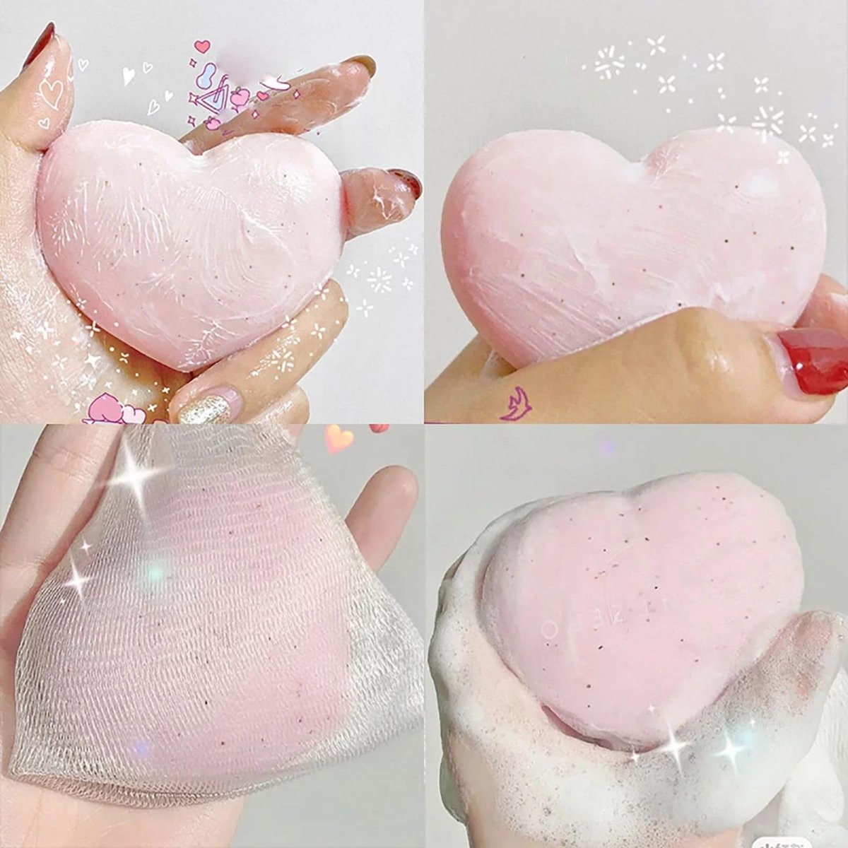 Pelican Soap Exfoliating Soap Bar with Citric Acid, Aloe Vera & Jojoba Oil – Natural Japanese Bar Soap for Dark Spots & Pore Cleansing (Peach, 2.82 oz) - görsel 7