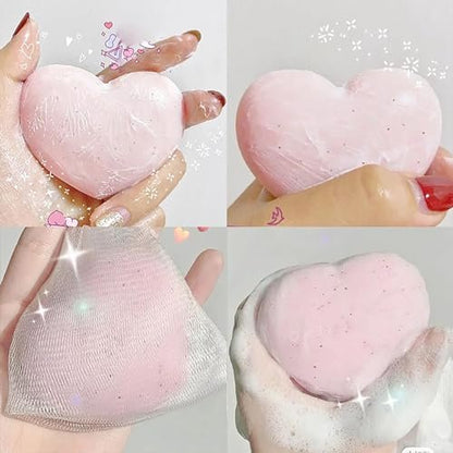 Pelican Soap Exfoliating Soap Bar with Citric Acid, Aloe Vera & Jojoba Oil – Natural Japanese Bar Soap for Dark Spots & Pore Cleansing (Peach, 2.82 oz)