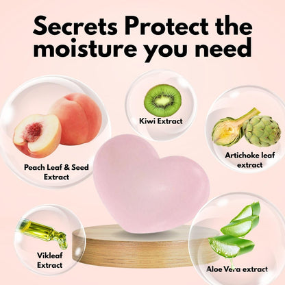 Pelican Soap Exfoliating Soap Bar with Citric Acid, Aloe Vera & Jojoba Oil – Natural Japanese Bar Soap for Dark Spots & Pore Cleansing (Peach, 2.82 oz)
