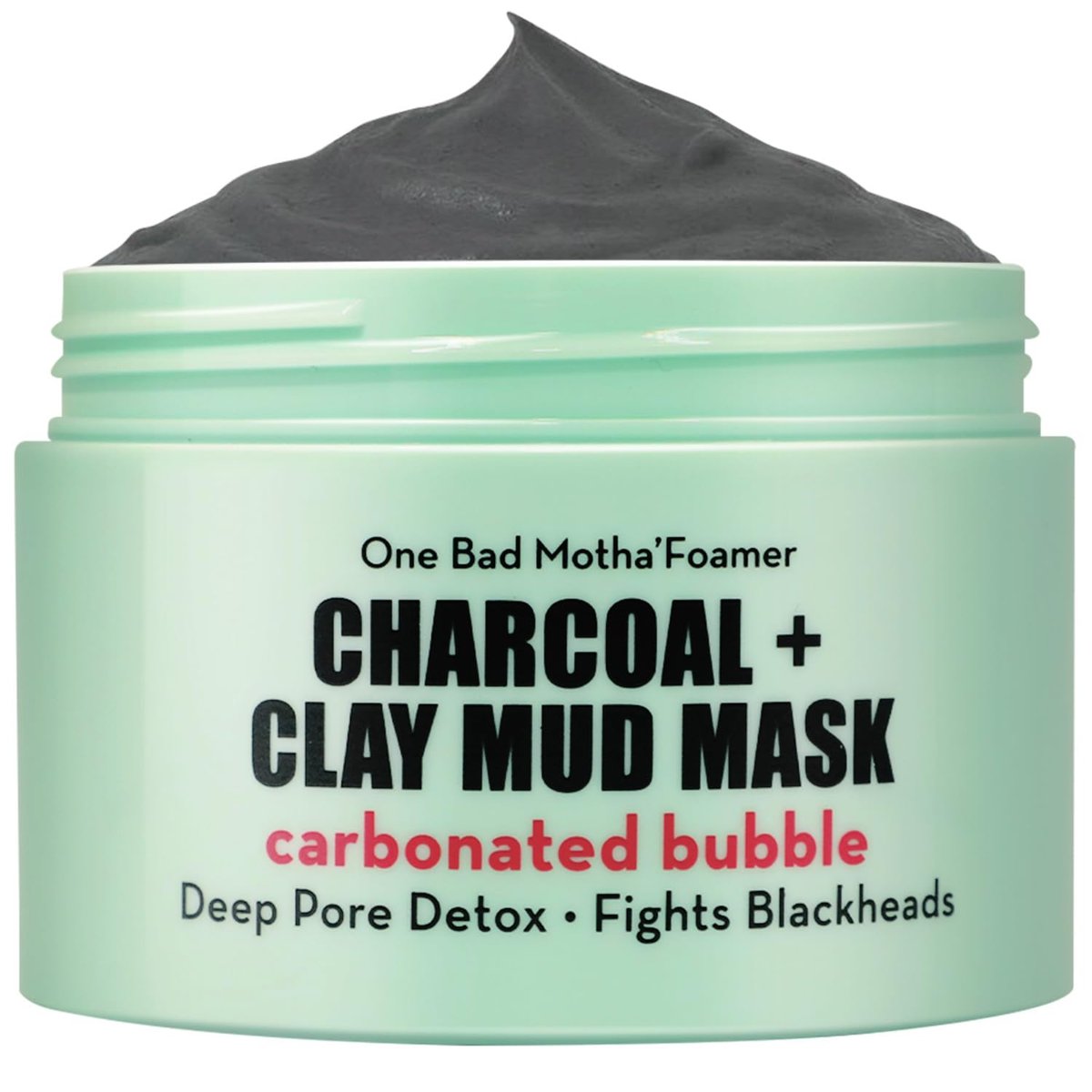 Elizabeth Mott Carbonated Bubble Detox Clay Mask – Deep Pore Cleansing Charcoal Face Mask for Acne, Blackheads & Oil Control – Cruelty-Free Korean Skincare, 3.53 oz - görsel 1