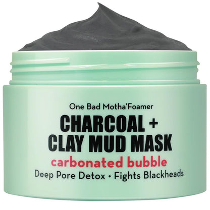 Elizabeth Mott Carbonated Bubble Detox Clay Mask – Deep Pore Cleansing Charcoal Face Mask for Acne, Blackheads & Oil Control – Cruelty-Free Korean Skincare, 3.53 oz