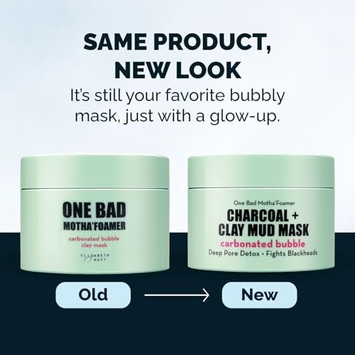 Elizabeth Mott Carbonated Bubble Detox Clay Mask – Deep Pore Cleansing Charcoal Face Mask for Acne, Blackheads & Oil Control – Cruelty-Free Korean Skincare, 3.53 oz - görsel 18