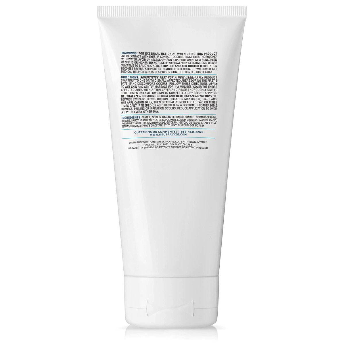 Neutralyze Moderate to Severe Acne Face Wash 2.0 – Maximum Strength 2% Mandelic Acid & 2% Salicylic Acid Facial Cleanser for Acne Prone Skin, 5 FL OZ - görsel 3