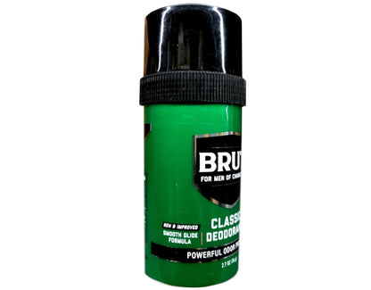 Brut Classic Deodorant 2.5 Ounce Round Solid - Pack of 3
