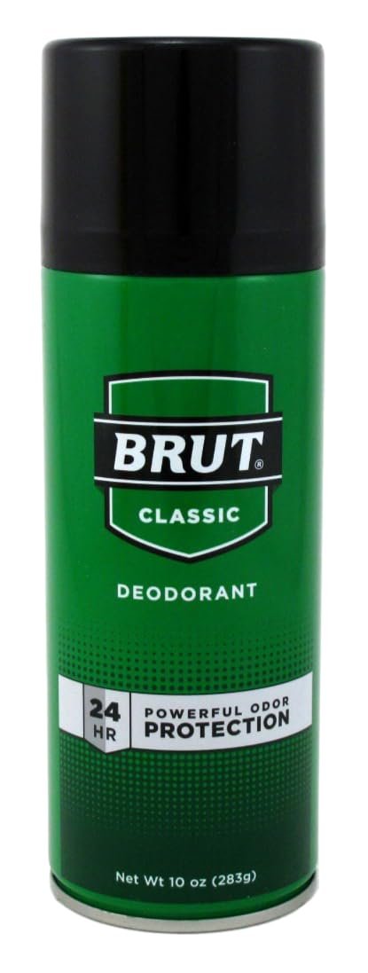 Brut Classic Scent Deodorant Spray for Men, 10 oz (Pack of 3) - Long-Lasting Odor Protection - görsel 4