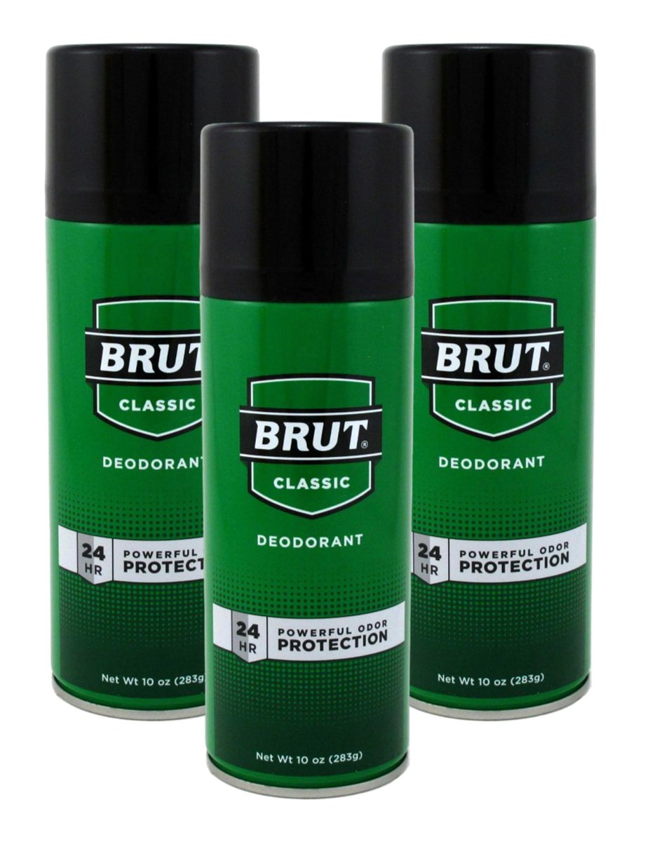 Brut Classic Scent Deodorant Spray for Men, 10 oz (Pack of 3) - Long-Lasting Odor Protection - görsel 2