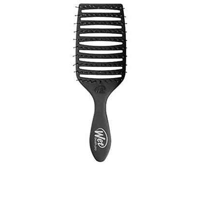 Epic Professional Quick Dry Hair Brush - Black, Nylon Bristles for Fast Drying & Smooth Styling Avelisse