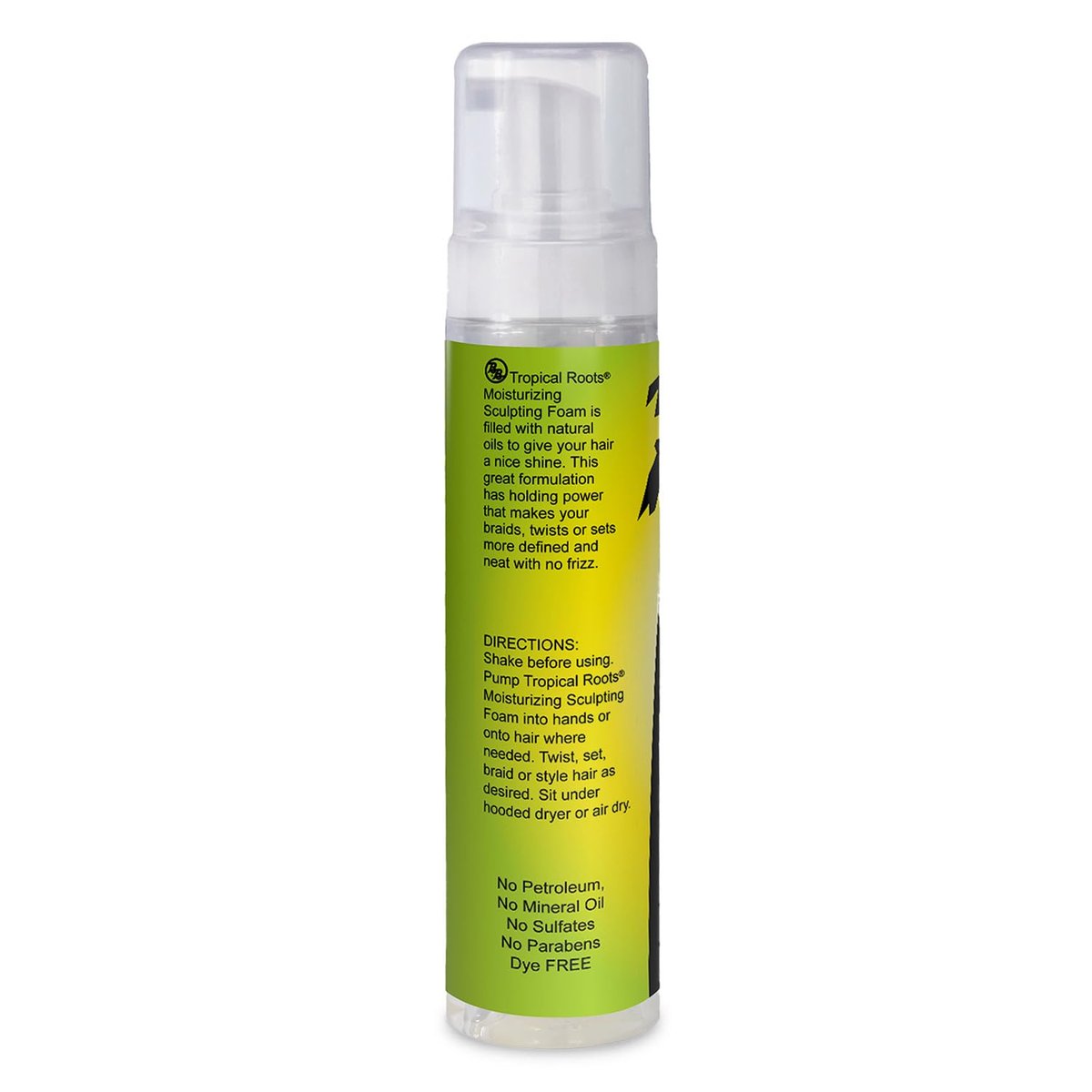 Bronner Bros Tropical Roots Moisturizing Sculpting Foam - Hydrating & Nourishing Hair Foam with Vitamin E, B5, Guava & Pomegranate Extracts - Long-Lasting Hold, No Flaking or Build-Up - 8.5 oz - görsel 16