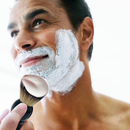 G.B.S Synthetic Shaving Brush with Travel Tube – Professional Wet Shaving Kit, Vegan Bristles, 23mm Black - görsel 14