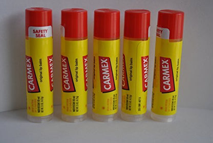 Carmex Original Lip Balm (Pack of 5) – Intensive Moisture & Healing Avelisse