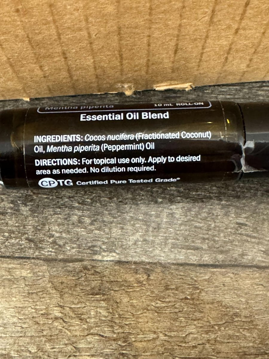 doTERRA Peppermint Touch Essential Oil - 10 mL Roll-On for Cooling Relief and Aromatherapy Avelisse