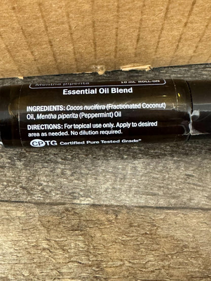 doTERRA Peppermint Touch Essential Oil - 10 mL Roll-On for Cooling Relief and Aromatherapy Avelisse