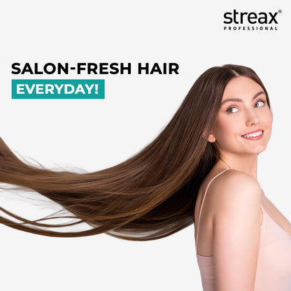 Streax Professional Vitariche Gloss Hair Serum – 200 ml (6.76 Fl Oz) for Silky, Shiny Hair