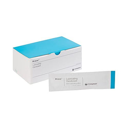 Coloplast Brava Lubricating Deodorant Packets - 20 Count, 0.27 oz Each Avelisse