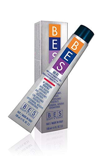 BES HI FI COLOR WITH VEGETABLES LIPOSOMES 3.5 OZ 100 ML / 6.1 DARK ASH BLOND - Permanent Hair Color