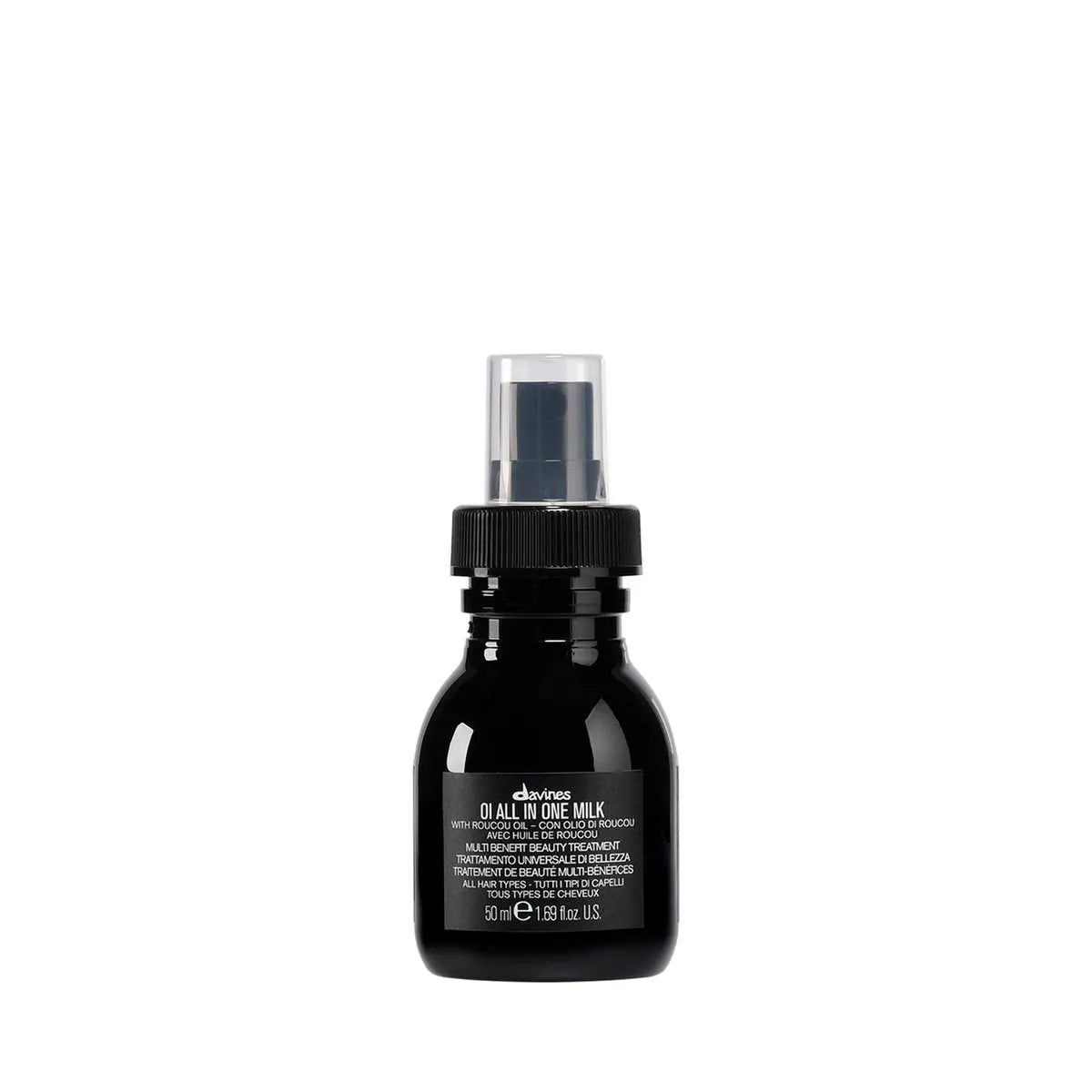 Davines OI All In One Milk Leave-In Conditioner Spray - Heat Protectant, Detangler & Frizz Control - Travel Size 1.69 oz Avelisse