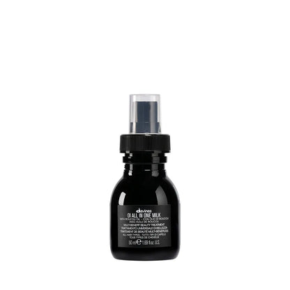 Davines OI All In One Milk Leave-In Conditioner Spray - Heat Protectant, Detangler & Frizz Control - Travel Size 1.69 oz Avelisse