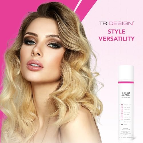Covert Control Fast-Drying Hairspray - Strong Hold & Hidden Control for Women and Men, 10.5 oz Avelisse