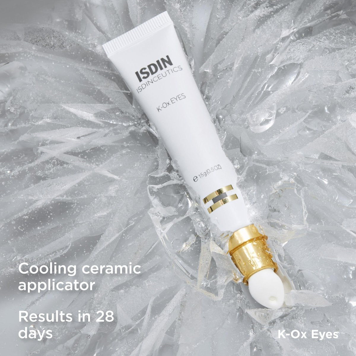 ISDIN Isdinceutics K-Ox Eyes - Rich Vitamin K Oxide Eye Cream for Dark Circles and Under-Eye Rejuvenation, 0.5 OZ Avelisse