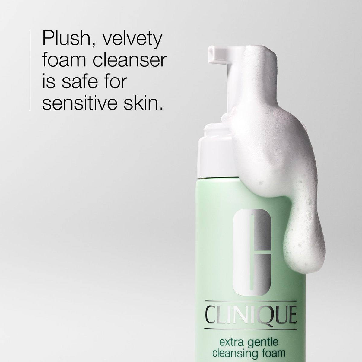 Clinique 3-Step Extra Gentle Mild Cleansing Foam Face Cleanser for Dry + Sensitive Skin - Non-Irritating, Cleansing + Comforting, 4.2 Fl Oz Avelisse
