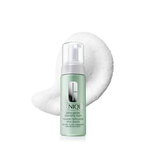 Clinique 3-Step Extra Gentle Mild Cleansing Foam Face Cleanser for Dry + Sensitive Skin - Non-Irritating, Cleansing + Comforting, 4.2 Fl Oz Avelisse