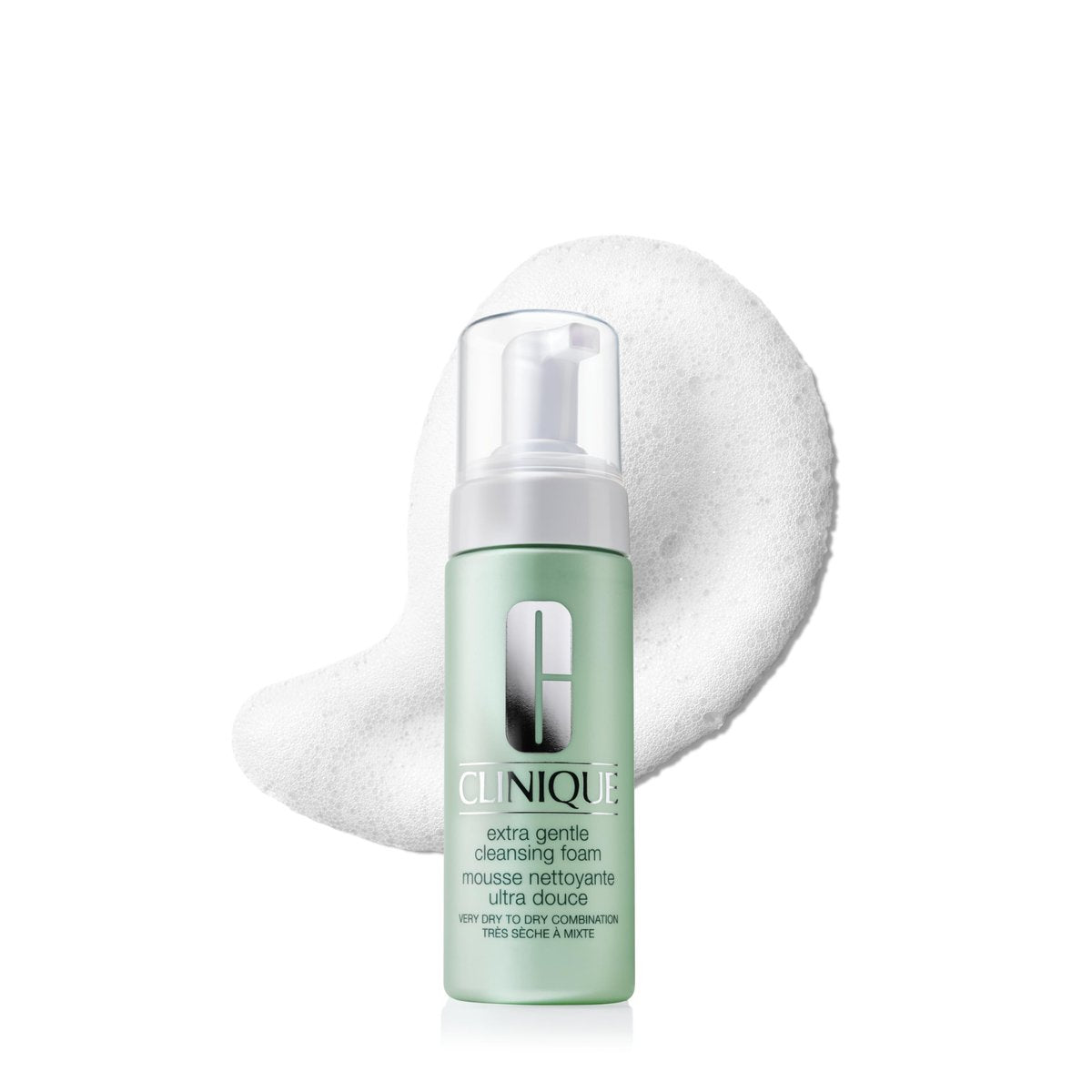 Clinique 3-Step Extra Gentle Mild Cleansing Foam Face Cleanser for Dry + Sensitive Skin - Non-Irritating, Cleansing + Comforting, 4.2 Fl Oz Avelisse