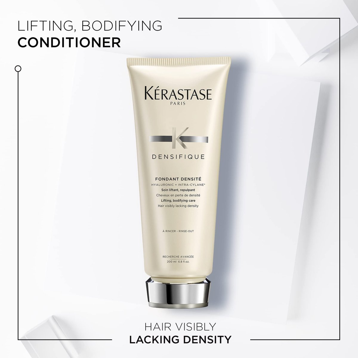 Kerastase Densifique Densité Conditioner | Thickening, Strengthening & Hydrating Conditioner | For Thicker & Fuller Looking Hair | With Hyaluronic Acid | For Fine, Thin & Thinning Hair | 6.8 Fl Oz Avelisse