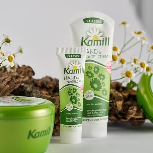Kamill Hand and Nail Cream Classic with Natural Chamomile, 3.4 fl oz (Pack of 2) Avelisse
