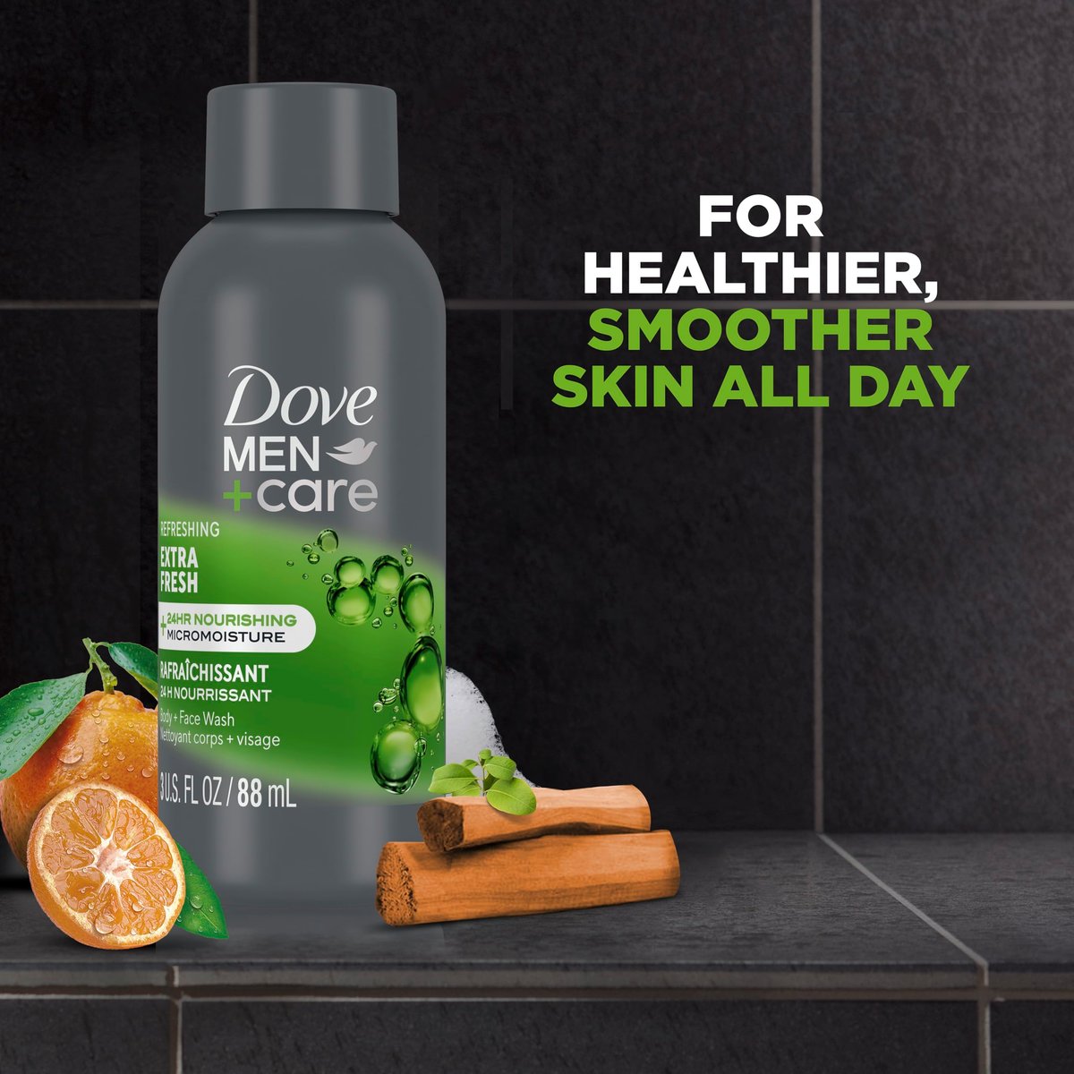 Dove Men+Care Dry Spray Antiperspirant for Men 2-Pack (3.8 Oz Each) + Travel Body Wash (3 Oz) – 72H Protection, Long-Lasting Fresh Fragrance Avelisse
