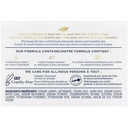 Dove Bar Soap for Sensitive Skin, 3.15 oz (Pack of 4) - Gentle Moisturizing Cleanser Avelisse