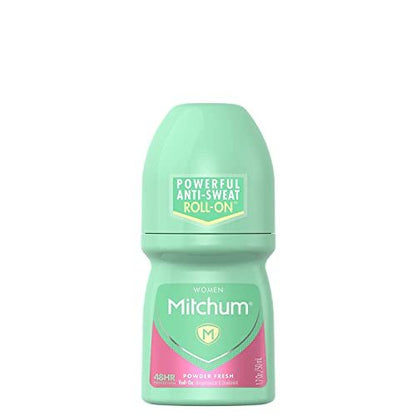 Mitchum Women Invisible Roll-On Antiperspirant & Deodorant, Powder Fresh, 1.7 oz (Pack of 3) Avelisse