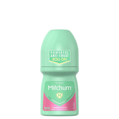Mitchum Women Invisible Roll-On Antiperspirant & Deodorant, Powder Fresh, 1.7 oz (Pack of 3) Avelisse