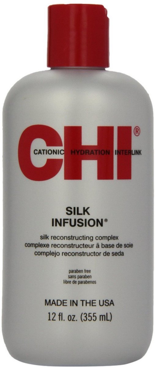 CHI Silk Infusion Reconstructing Complex - 12 oz (Pack of 4) for Silky, Healthy Hair - görsel 1