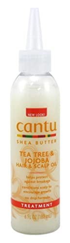 Cantu Shea Butter Tea Tree & Jojoba Hair & Scalp Oil - 6 oz (3-Pack) for Dry Scalp & Hair Growth - görsel 6